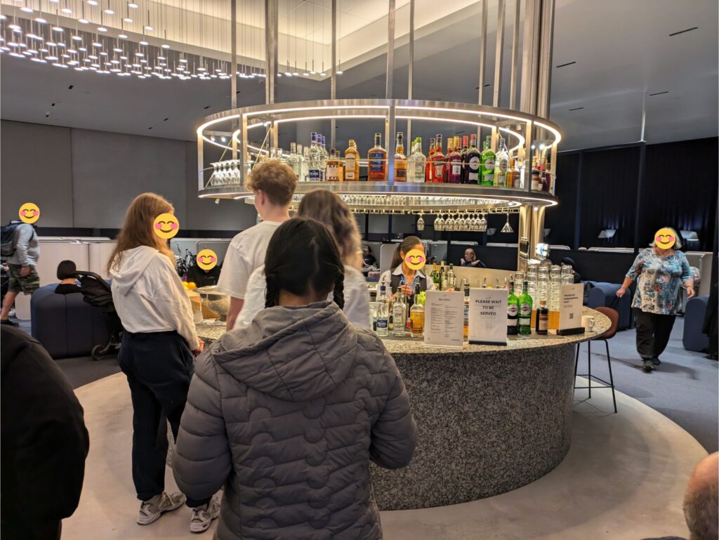 bar area